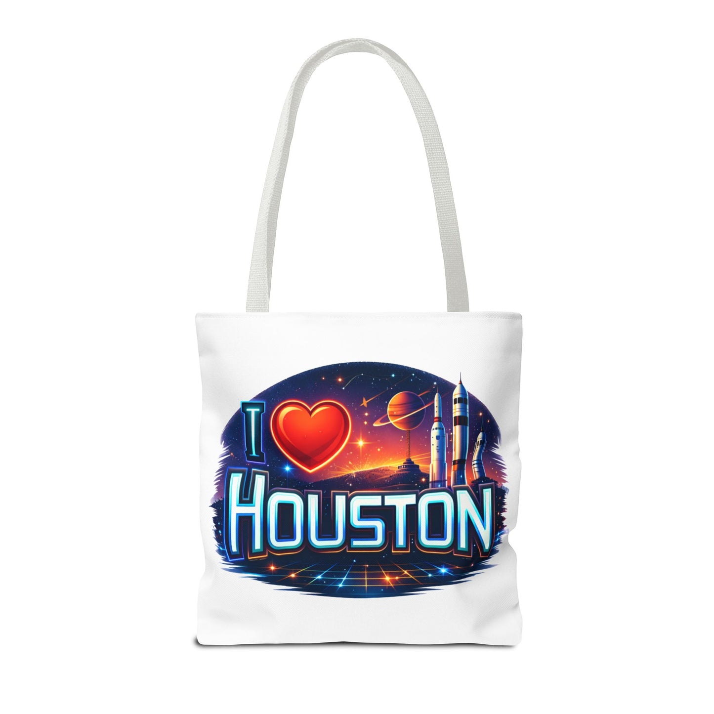 I  Houston Retro Space Tote Bag
