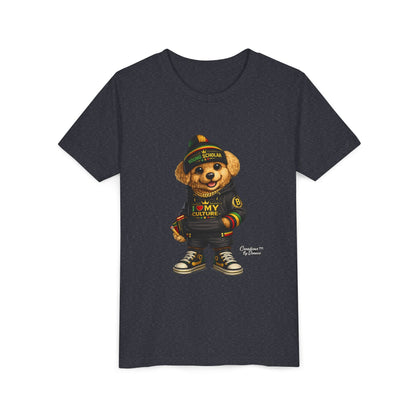 Youth Bear Graphic Tee – "I Love My Culture" Urban Streetwear