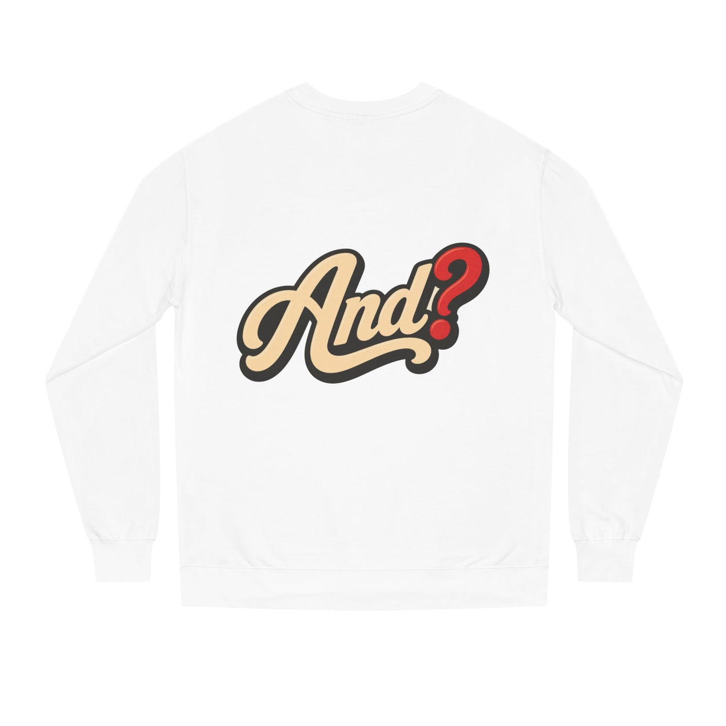 And? Retro Script Crewneck Sweatshirt