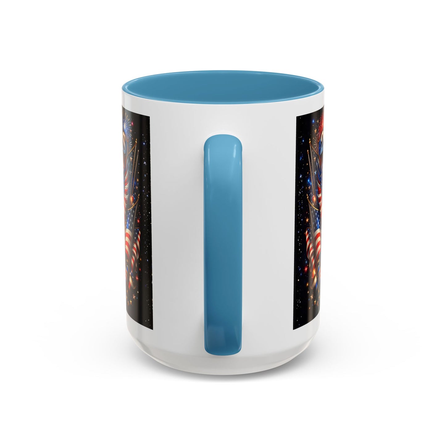250 Years 1776–2026 Eagle American Flag Accent Coffee Mug — Patriotic Independence Day Gift (11/15oz)