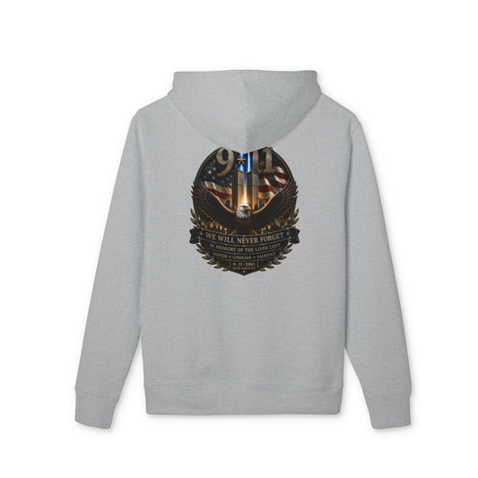 Hoodie - The Brave Never Forget Memorial Crest Hoodie