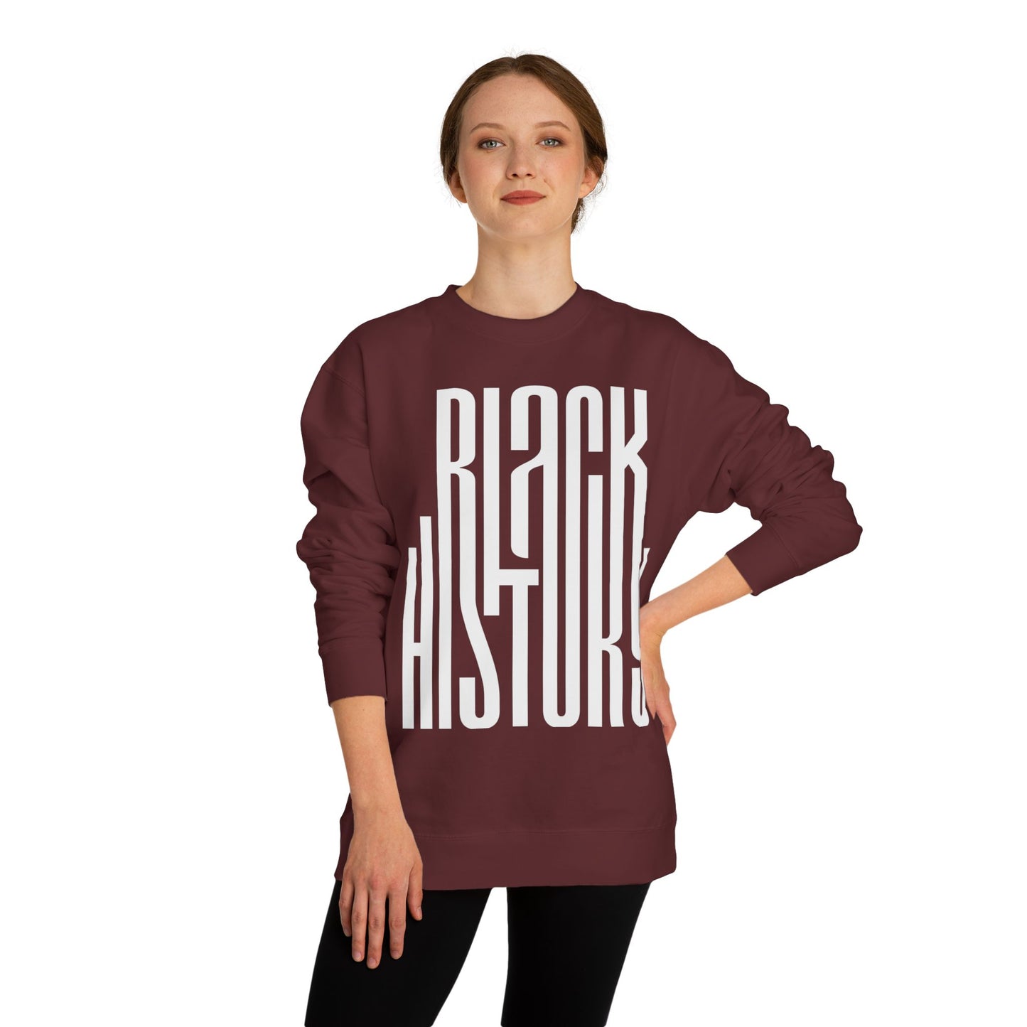 Black History Sweatshirt — Bold Retro Typography Crewneck