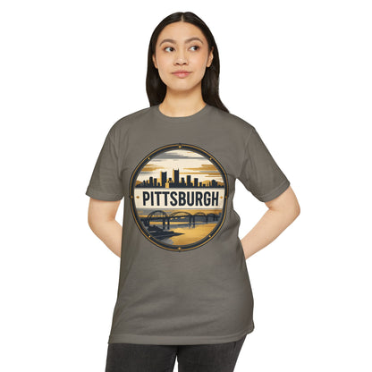 Pittsburgh Skyline T-Shirt — Vintage Cityscape Graphic Tee