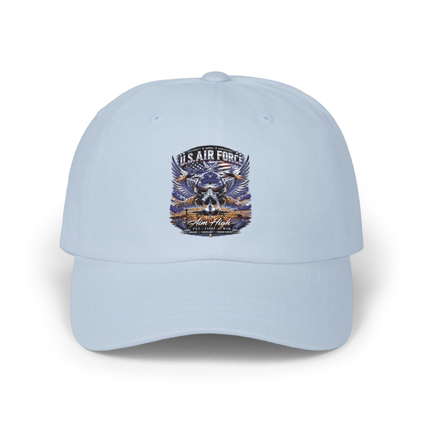 U.S. Air Force Embroidered Dad Cap — Military Veteran Baseball Hat