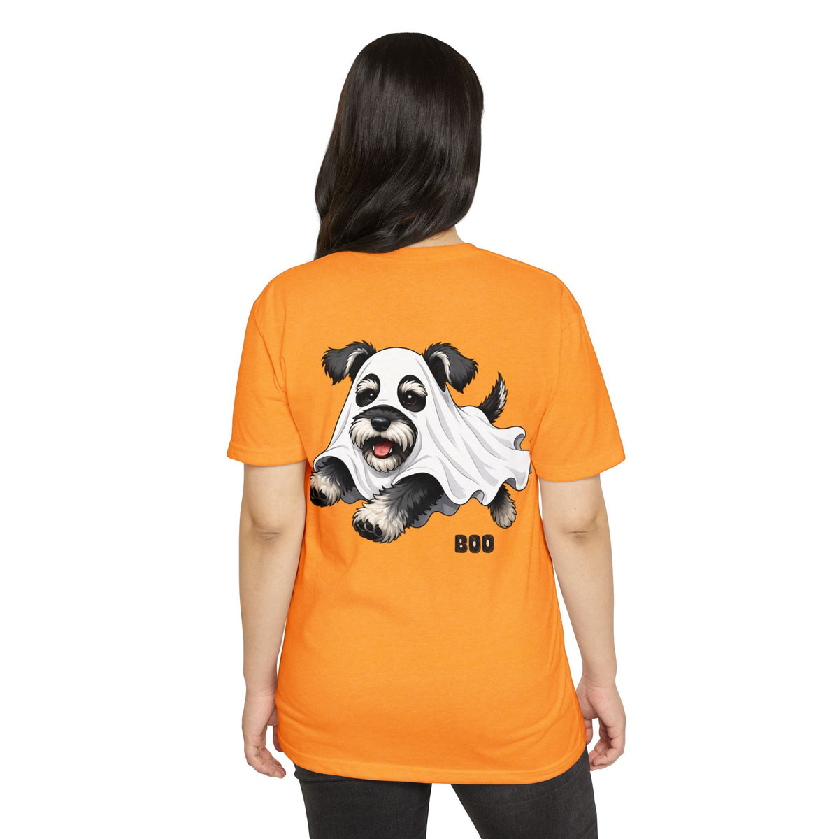 Cute Ghost Puppy T-Shirt — "Boo" Halloween Dog Tee