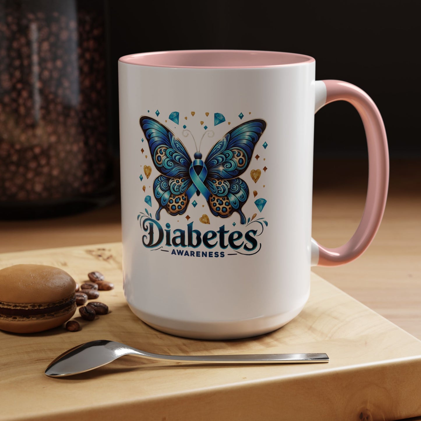 Diabetes Awareness Butterfly Coffee Mug (11/15oz)