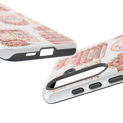 Faith Phone Case — 'Jesus Saves' Floral Christian Scripture iPhone Case