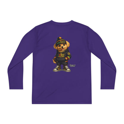 Youth Long Sleeve Tee — Streetwear Teddy Bear Graphic