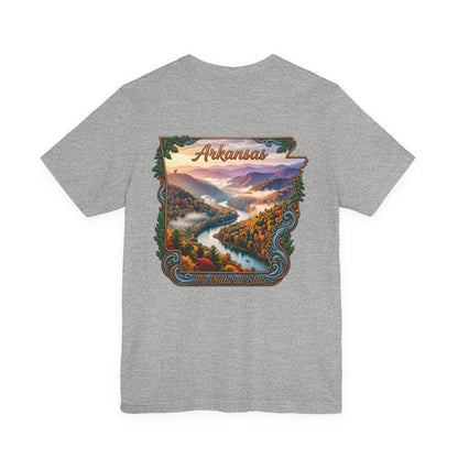 Arkansas Scenic River Tee — The Natural State Retro Landscape T-Shirt