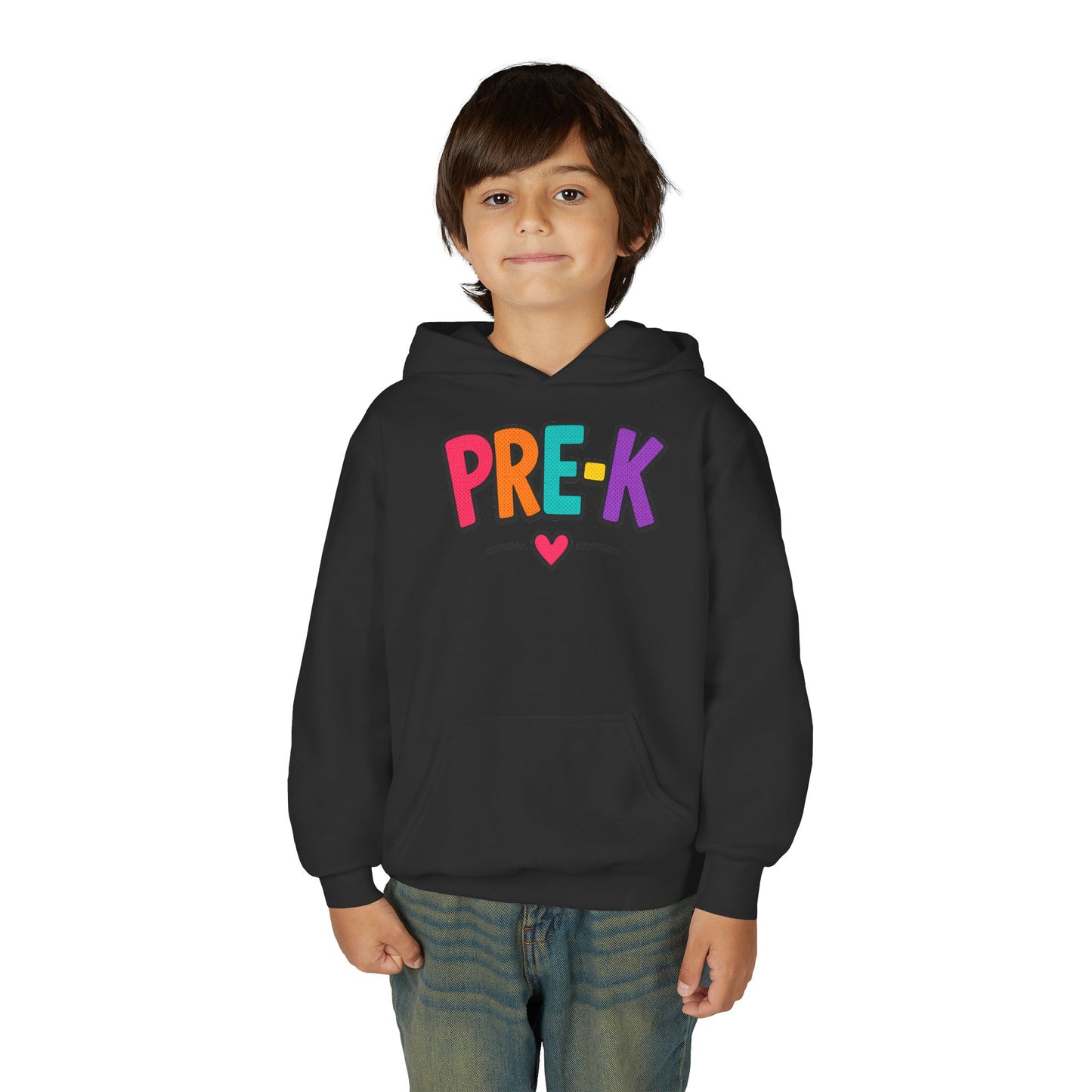 Pre-K Kids Hoodie — Colorful Cute Pre-K School Hooded Sweatshirt for Toddlers