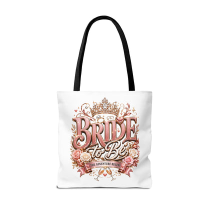 Bride-to-Be Floral Tote Bag - Bachelorette Gift & Bridal Shower Accessory