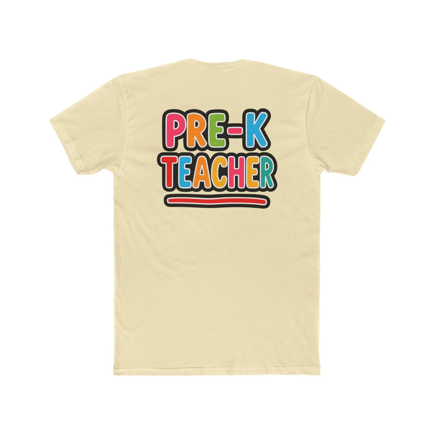 Pre-K Teacher T-Shirt — Colorful Retro Kids Classroom Tee