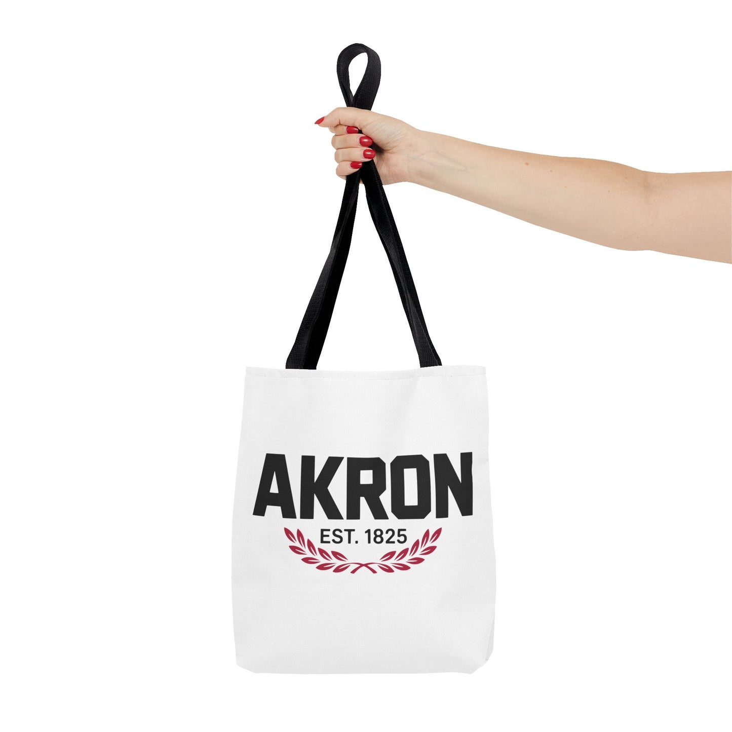 Akron Est. 1825 Tote Bag — City Pride Canvas Tote