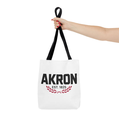 Akron Est. 1825 Tote Bag — City Pride Canvas Tote