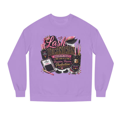 Lash Technician Crewneck Sweatshirt — Professional Eyelash Artist Apparel