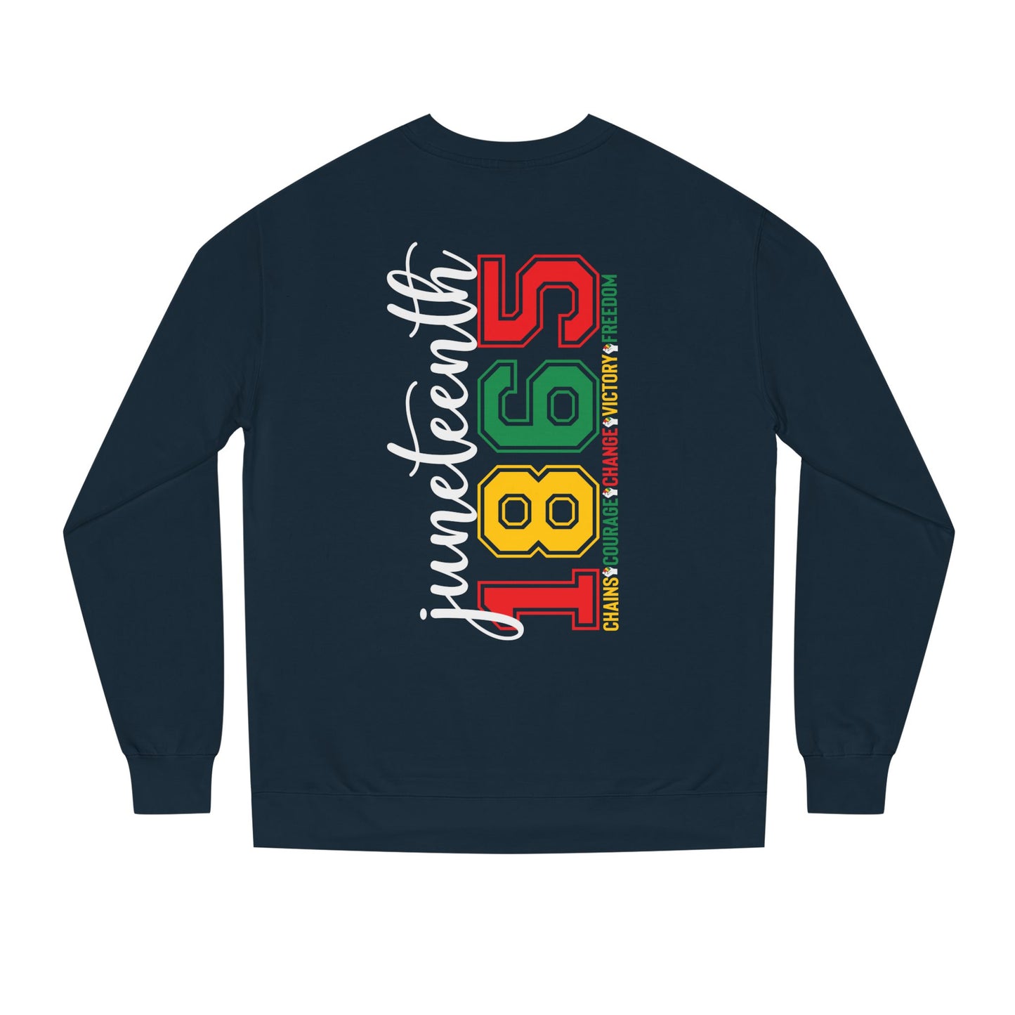 Juneteenth 1865 Crewneck Sweatshirt – Black Liberation Pride Graphic