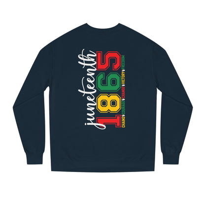 Juneteenth 1865 Crewneck Sweatshirt – Black Liberation Pride Graphic