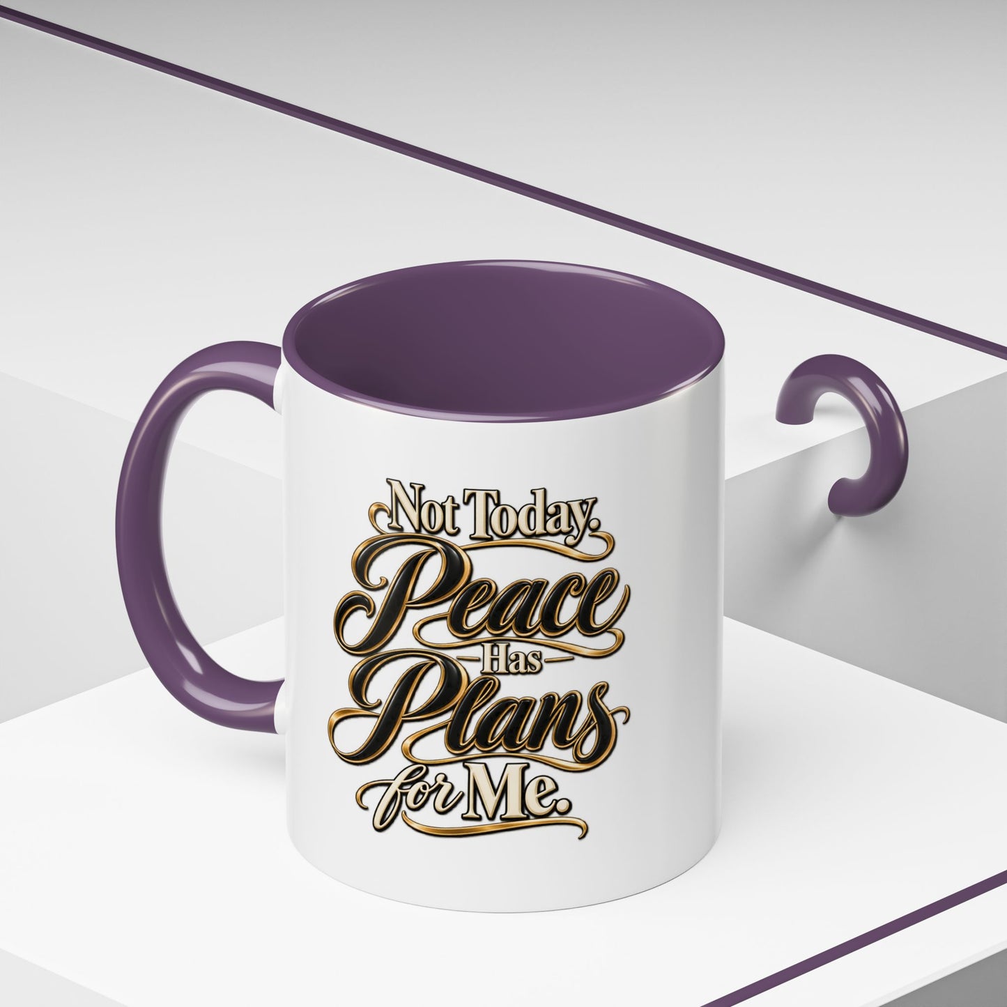 Peace Has Plans for Me Coffee Mug — Inspirational Faith Morning Mug