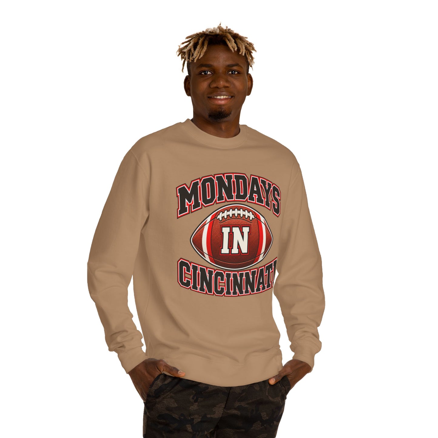 Mondays in Cincinnati Football Sweatshirt