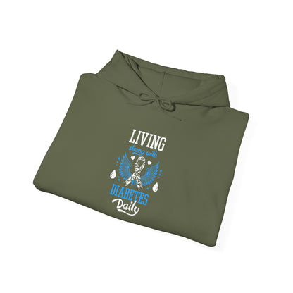 "Living Strong With Diabetes Daily"  Hoodie