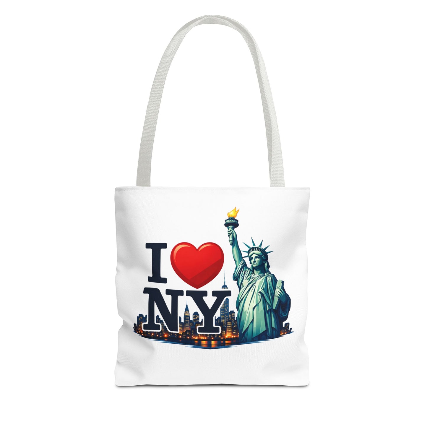 I  NY Statue of Liberty Tote Bag — New York City Souvenir Canvas Tote