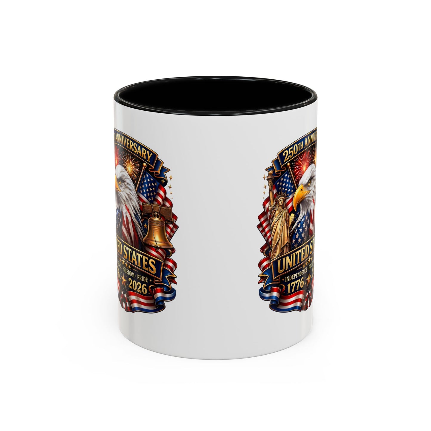 250th Anniversary United States Eagle Coffee Mug – Patriotic 1776–2026 Accent Mug