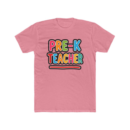 Pre-K Teacher T-Shirt — Colorful Retro Kids Classroom Tee