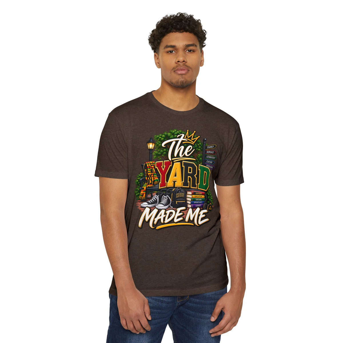 The Yard Made Me T-Shirt — Retro Urban Streetwear Tee