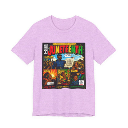 Juneteenth Comic-Style T-Shirt — Retro Celebration Tee