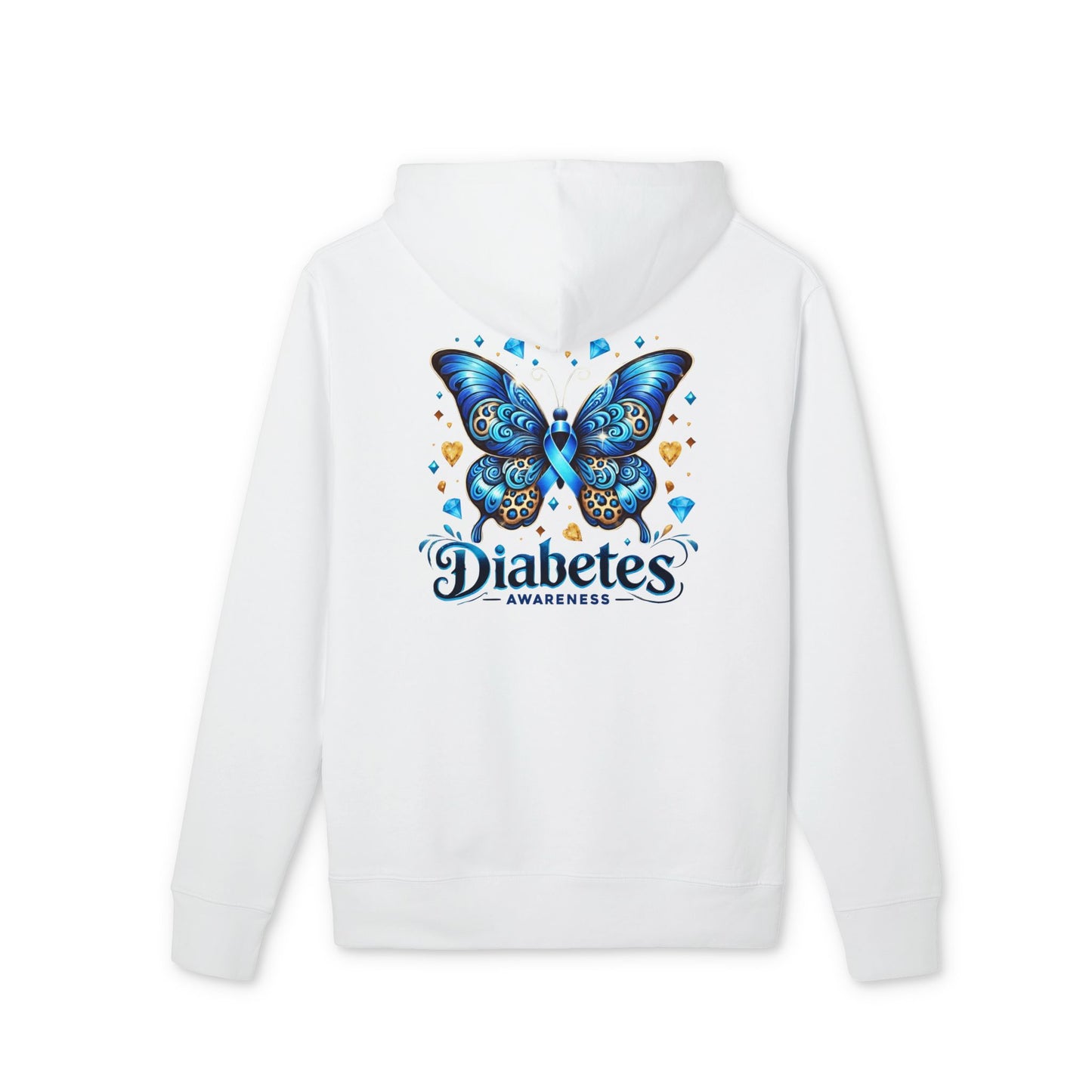 Diabetes Awareness Butterfly Hoodie