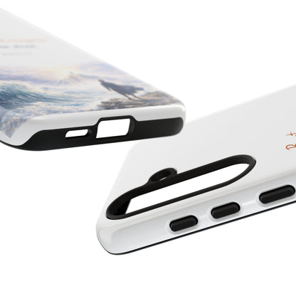 Inspirational 'Be Strong and Courageous' Phone Case — Joshua 1:9 Christian Protective Tough Case