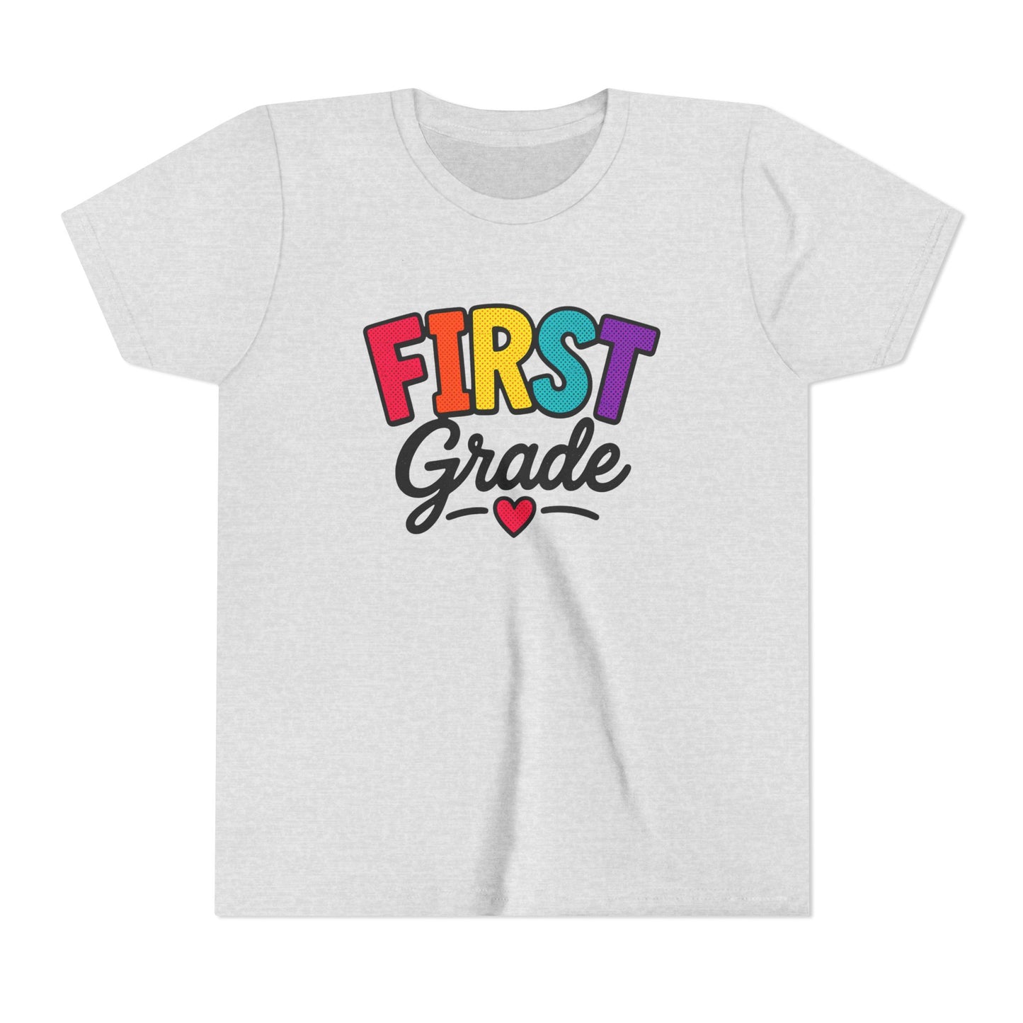 First Grade Youth T‑Shirt — Colorful Back-to-School Tee