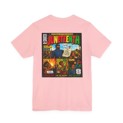 Juneteenth Comic-Style T-Shirt — Retro Celebration Tee