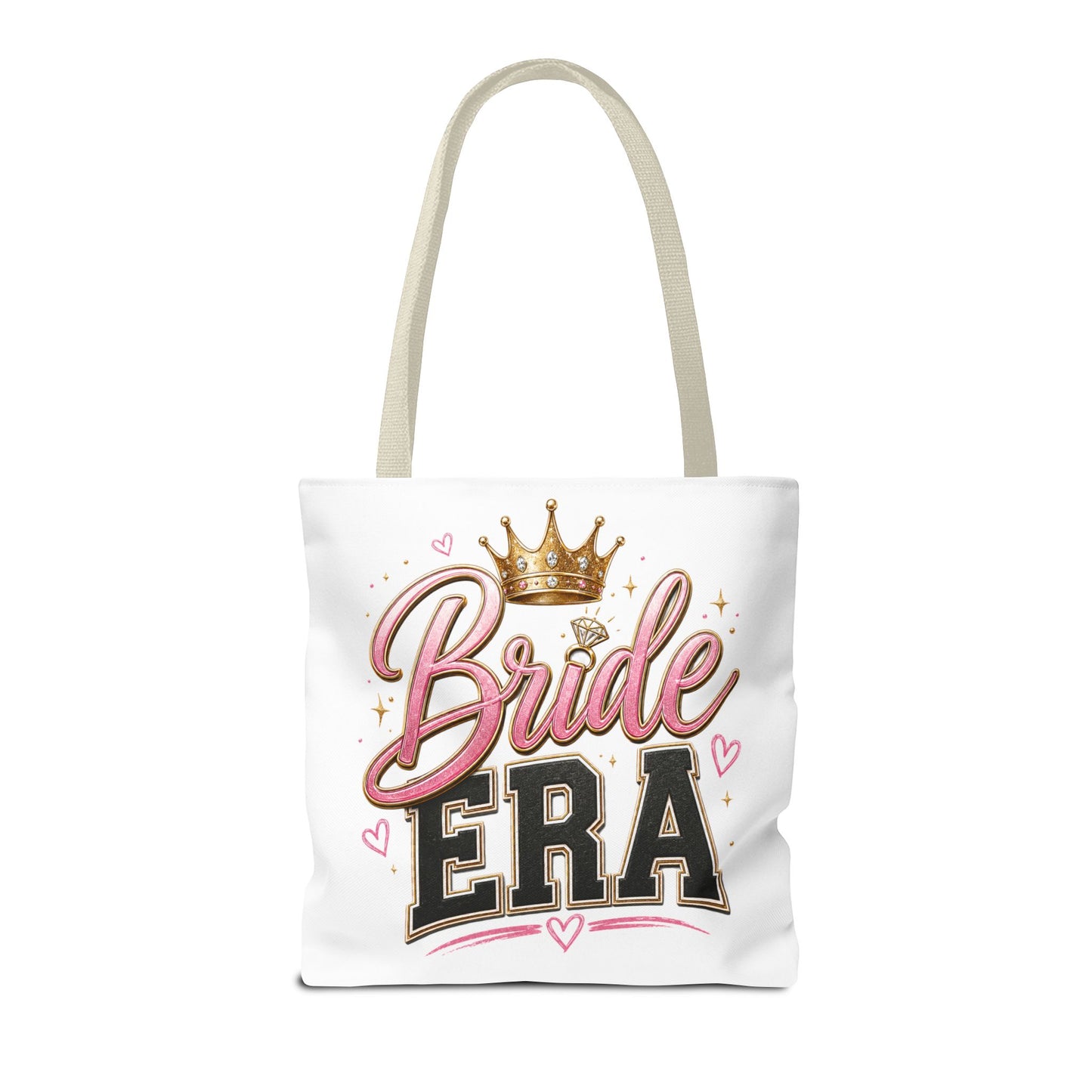 Bride Era Tote Bag — Bachelorette Bride Crown Tote for Bridal Shower & Wedding Weekend