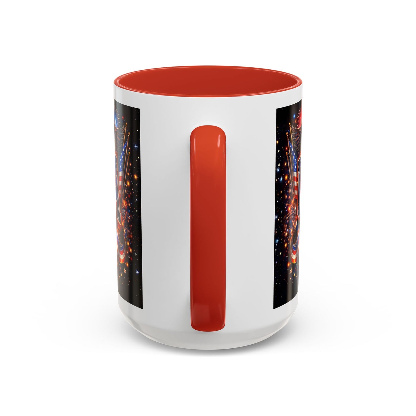 USA Eagle Coffee Mug – Patriotic 1776 Accent Mug (11/15oz)
