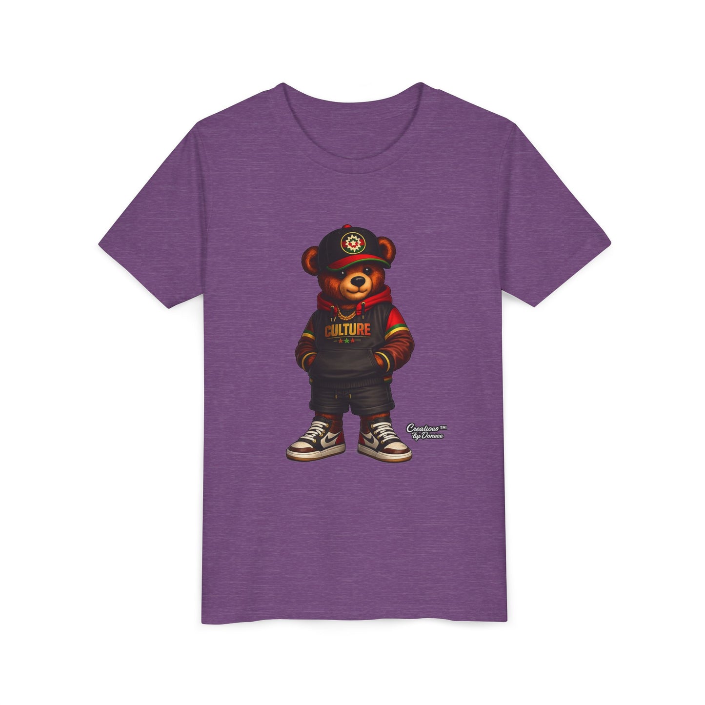 Youth Tee — Urban Bear "Culture" Graphic