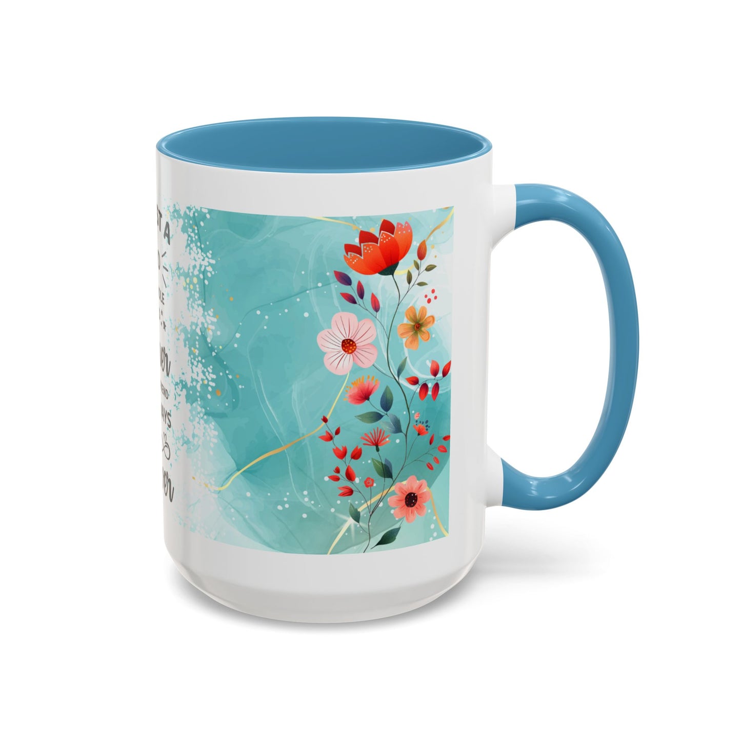 Mother Coffee Mug — “Not Just a Word but a Whole World” Floral Gift (11/15oz)