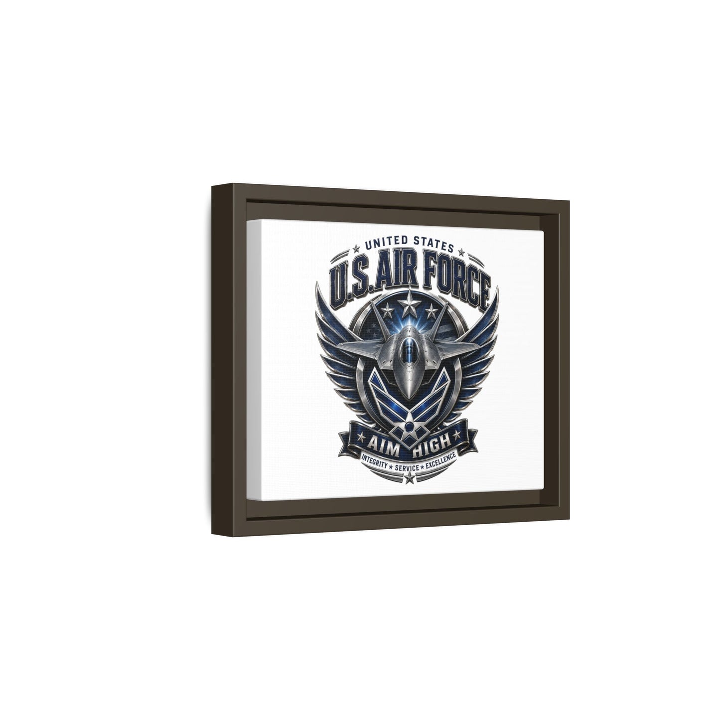 U.S. Air Force 'Aim High' Framed Canvas Print