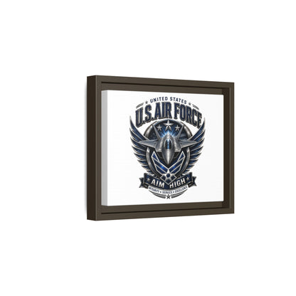 U.S. Air Force 'Aim High' Framed Canvas Print