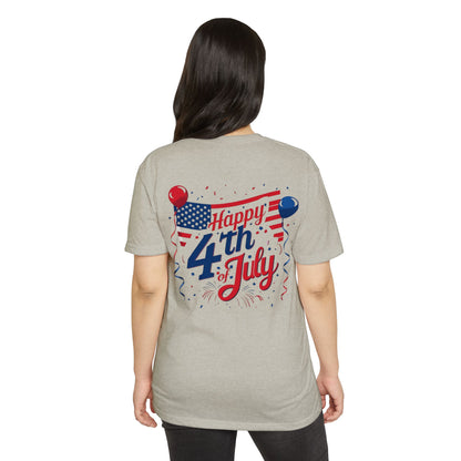 Happy 4th of July T-Shirt — Patriotic Independence Day Tee