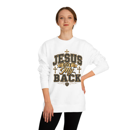 Jesus Got My Back Sweatshirt — Christian Faith Crewneck