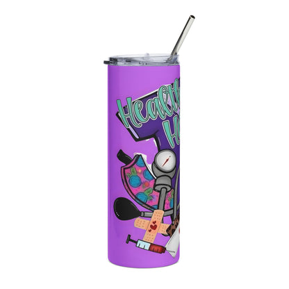 20oz Stainless Steel Tumbler — "Healthcare Hero" Nurse Travel Mug, Medical Staff Gift