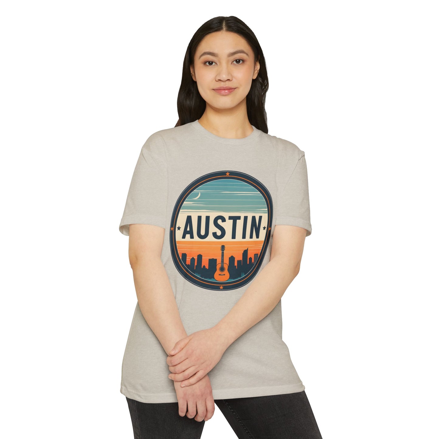 Austin Skyline Guitar T-Shirt