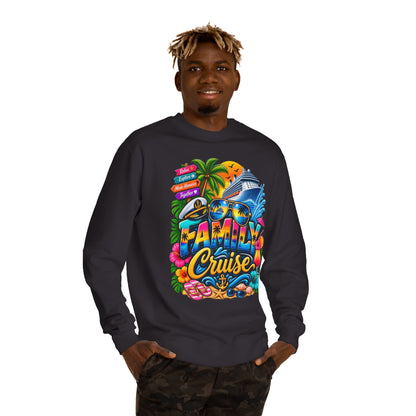 Crewneck Sweatshirt — Family Cruise Graphic Sweatshirt
