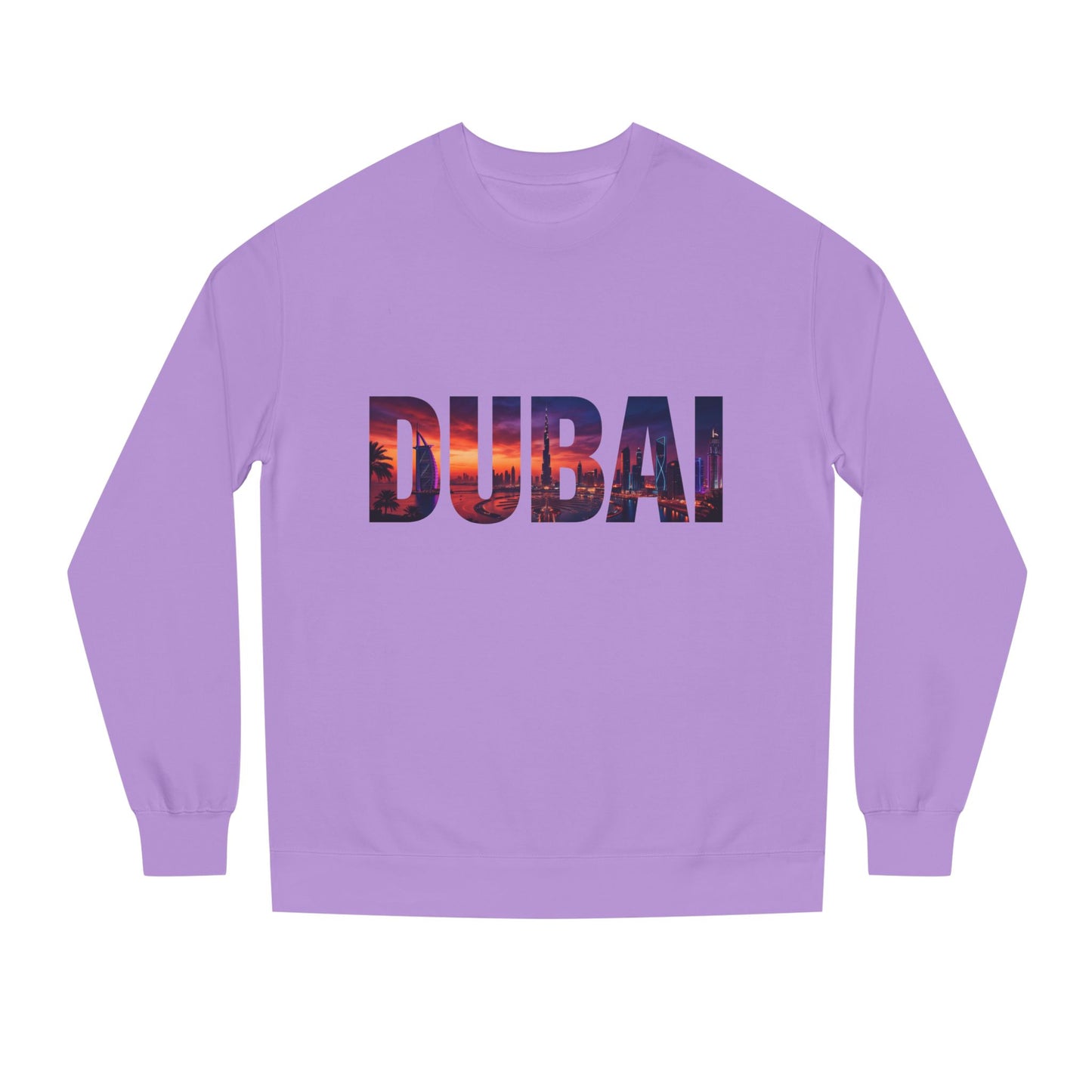 Dubai Skyline Crewneck Sweatshirt — DUBAI Cityscape Graphic