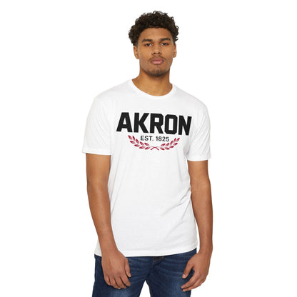 Akron EST. 1825 Retro City T-Shirt — Vintage Collegiate Tee