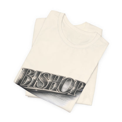 Bishop Retro Chrome Logo T‑Shirt