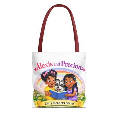 Children's Tote Bag – "Alexis and Precious" Early Readers Book Design