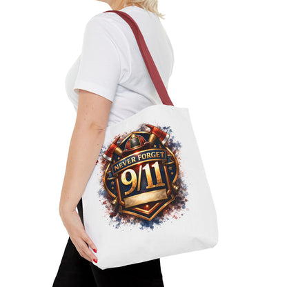 Never Forget 9/11 Memorial Tote Bag