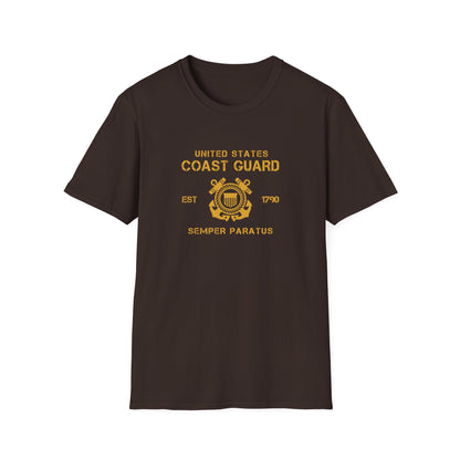 United States Coast Guard EST 1790 Semper Paratus T-Shirt